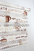 Brown Coffee print zebra gardin