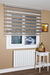 Beige bambus zebra gardin