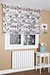 Lilla pink køkken print zebra gardin
