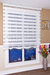Silver buket brodering zebra gardin